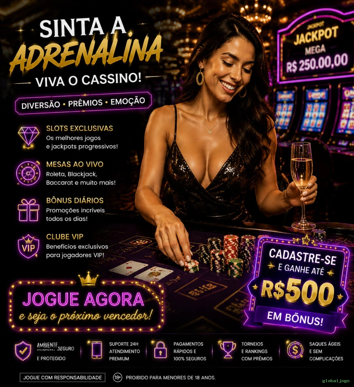 Formulário registro globaljogo